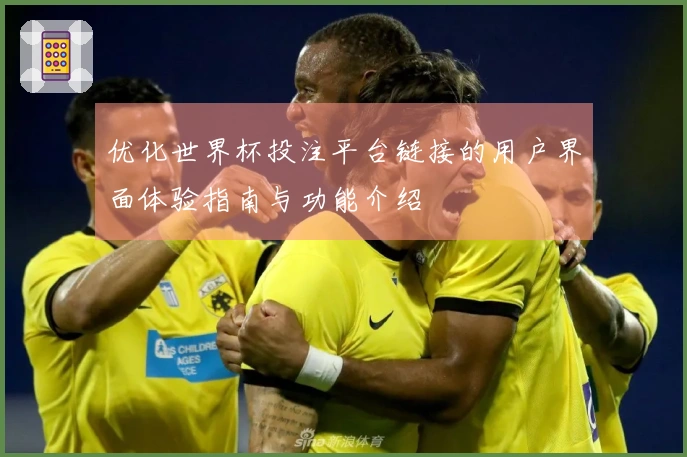 优化世界杯投注平台链接的用户界面体验指南与功能介绍